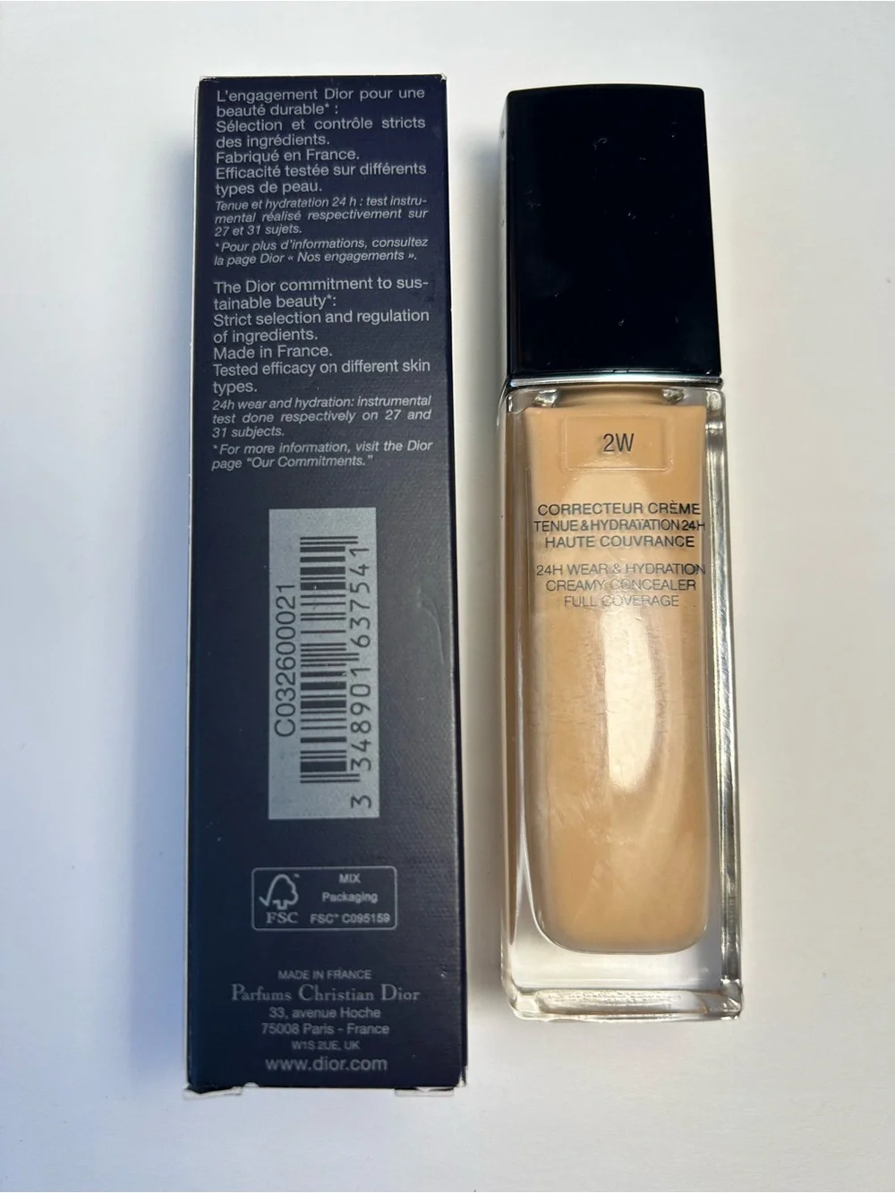 NWT🌷(2W) Dior Forever Skin Correct Full-Coverage Concealor